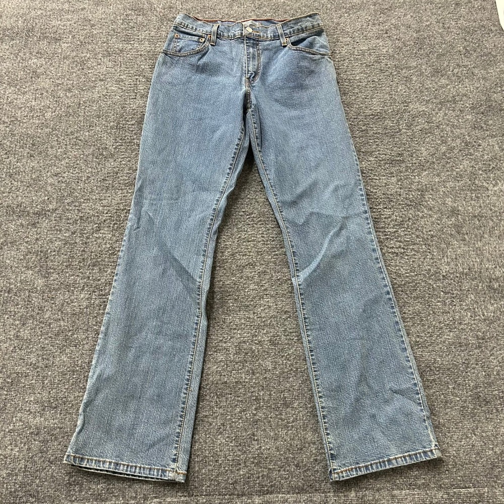 Levi's Jeans Womens Size 8L Blue 550 Relaxed Bootcut Stretch Denim Medium Wash